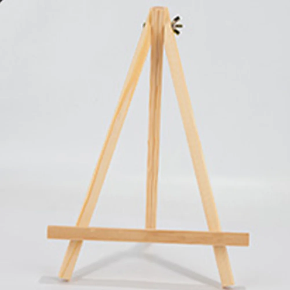 2pcs Wood Painting Show Shelf Easel Foldable Display Easel Wood Picture Easel Stand