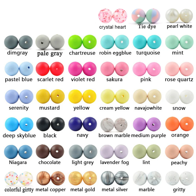 12MM Silicone Round Beads 20/50/100pcs Choose Jewelry Making To Make Bracelets DIY Keychain Necklace Jewelry Accessories silicon beads silicone beads beads for jewelry making jewelry accessories