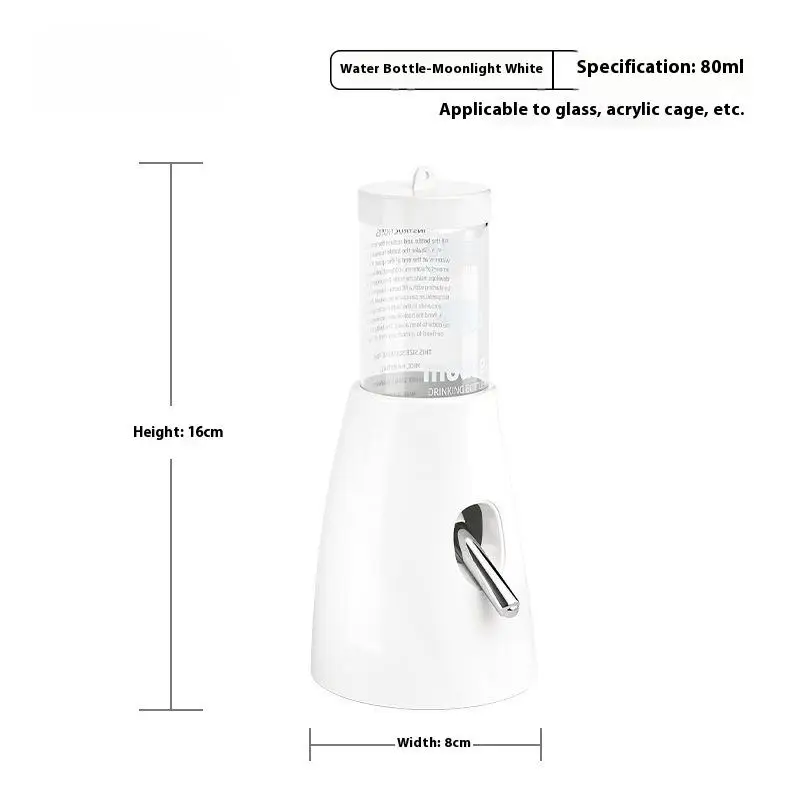 Mangeoire et abreuvoir 2 en 1 pour Hamster, grande capacité, distributeur automatique d'aliments et d'eau, anti-fuite, fournitures d'alimentation pour petits animaux de compagnie, 1 pièce