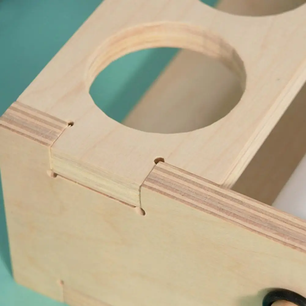 Desktop Roll Paper Holder ，Wooden Paper Dispenserwith Pen Holder ，for School Home Desktop Roll Organizer Tabletop
