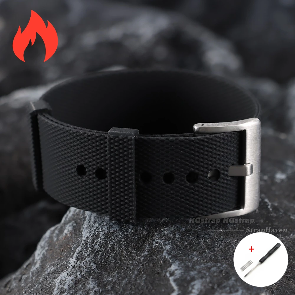Premium Silicone Sport Watch Strap - Universal Waterproof Wrist Band Accessories