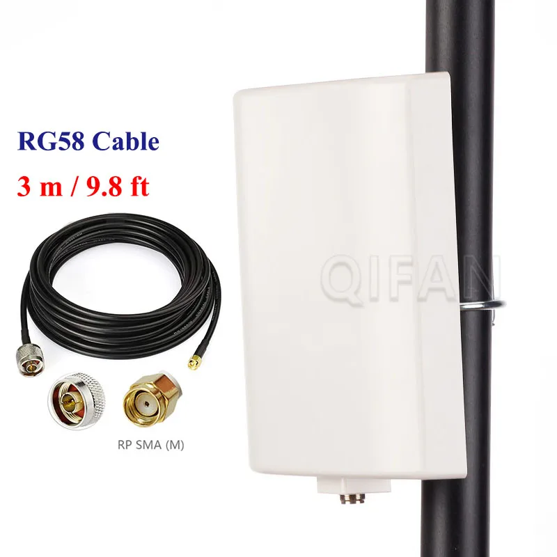 Panel Directional Antenna helium miner bobcat 300 miner antenna lora 915mhz 9dBi IoT hotspot antenna lorawan 923mhz USA CA AUS Fiberglass Antenna Kit Communications Antennas