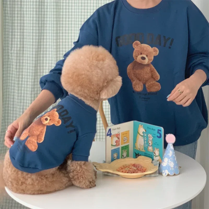 Bear Pattern Dog Clothes for Small Dogs Puppy Clothes Pet Cat Vest Poodle Teddy Bichon Yorkie Chihuahua French Bulldog Costumes pet clothes