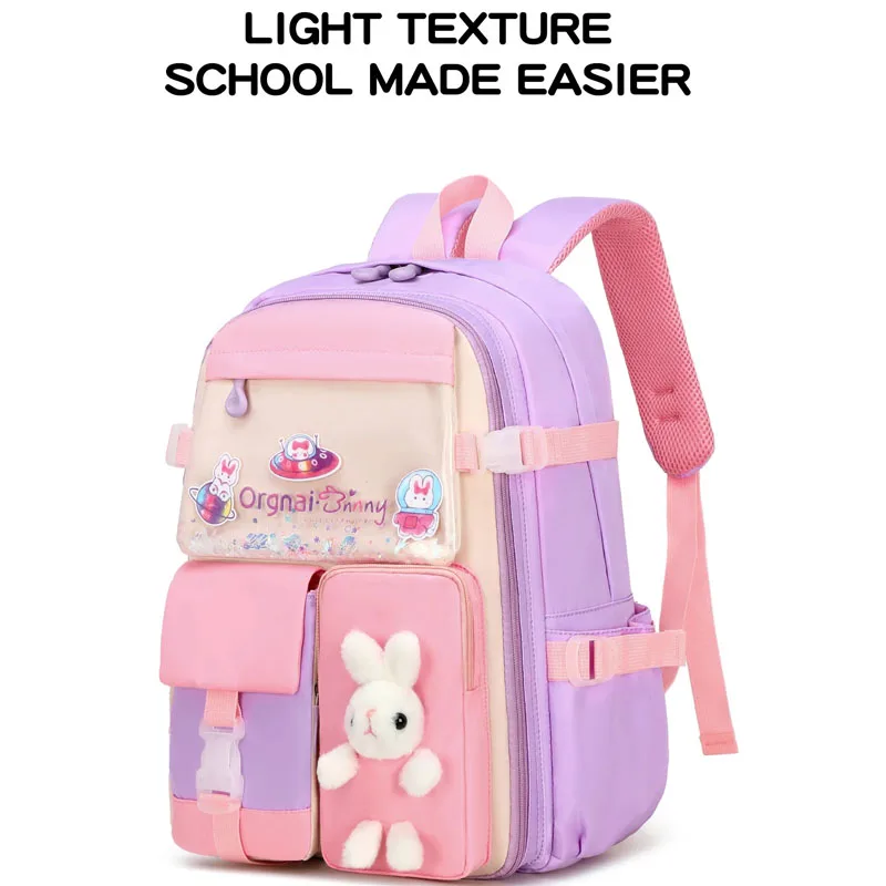 

New Large Capacity Girls Refrigerator Models for Elementary School Students Schoolbag Cute Princess Students Lightweight