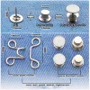 1/4Set Nail-free Metal Jeans Button Snaps Detachable Pants Clips Buttons Pins DIY Waist Tightener Clothing Buckles Sewing Tools 4