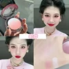 Peach Pink Blusher Matte Purple Cheek Tint Blush Makeup Lasting Brighten Facial Silky Smoothness Rouge Powder Palette Cosmetics 3