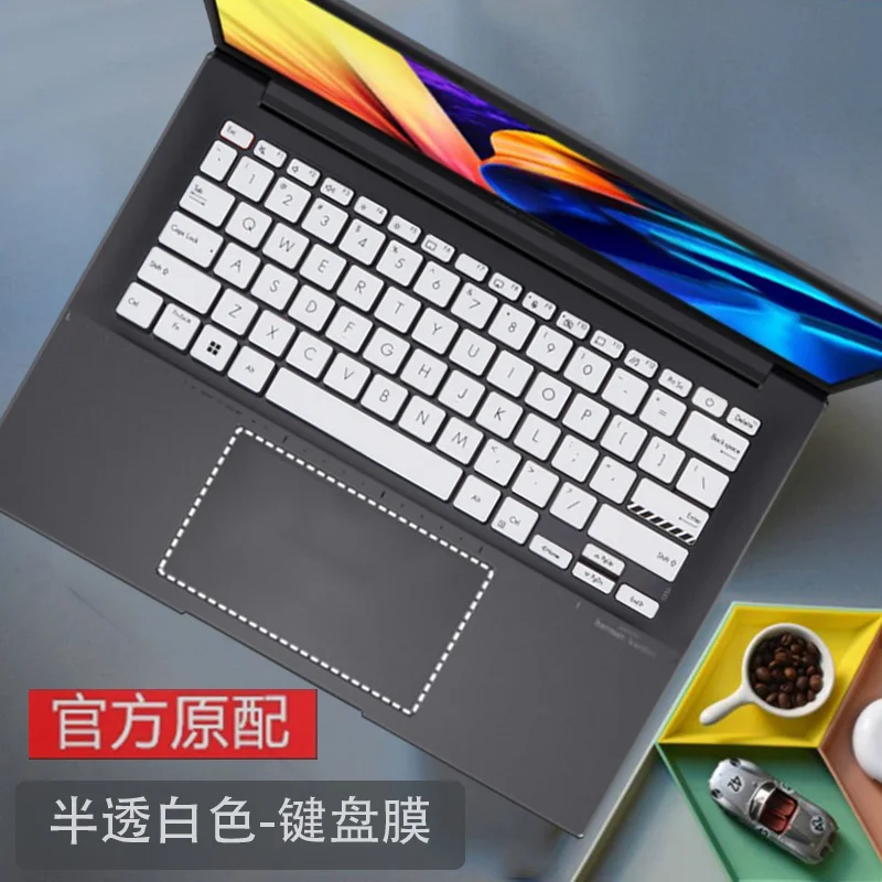 Cover Per Tastiera In Silicone Per Laptop Skin Per 2022 Asus Zenbook 14 Oled 2022 Ux3402 Ux3402Za Um3402Ya Um3402 Ya Ux Um3402 Za