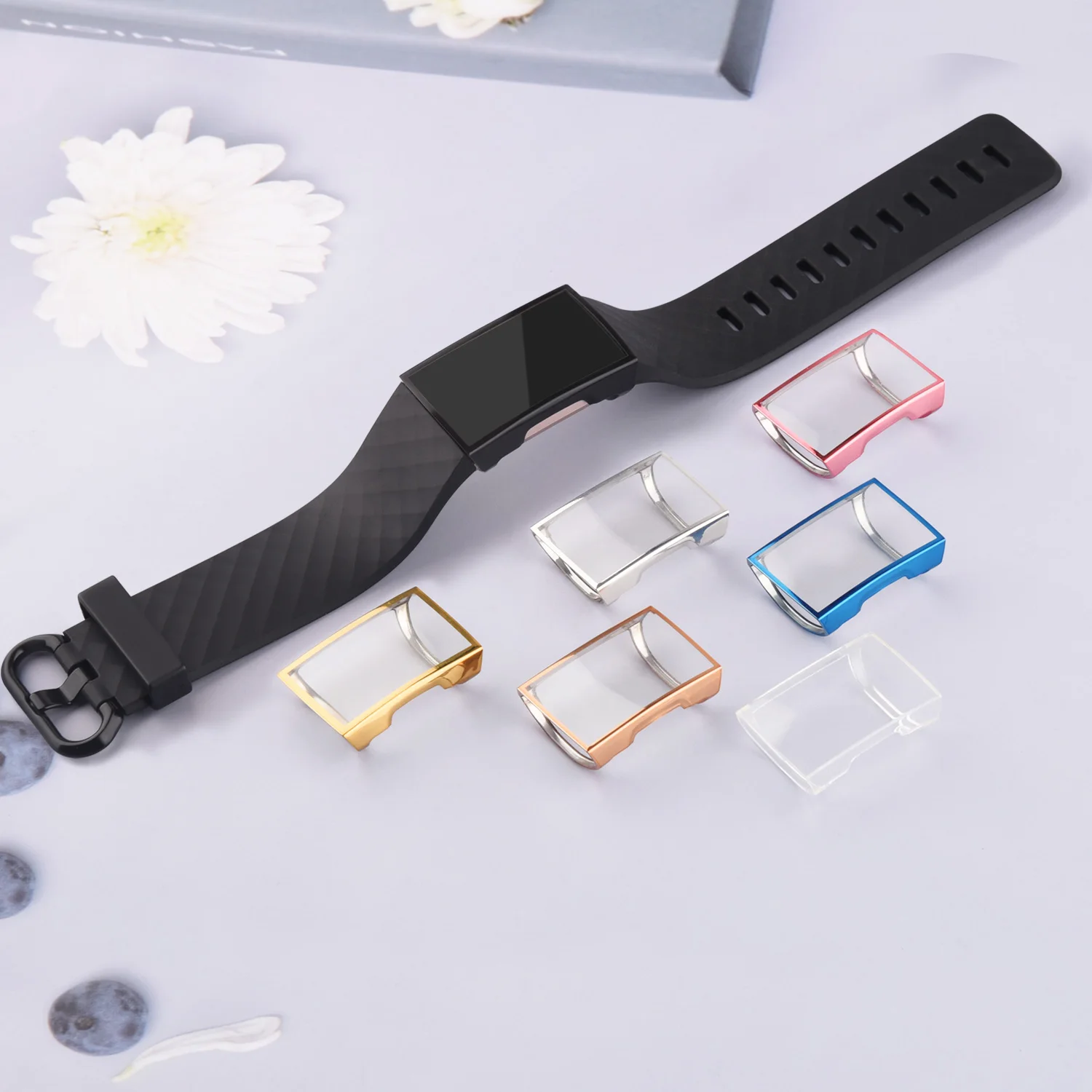 

Screen Protective Case For Fitbit Charge 3 Cover Soft TPU Watch Full Cover Protector Bumper Shell For Fitbit Charge 3 Accessory