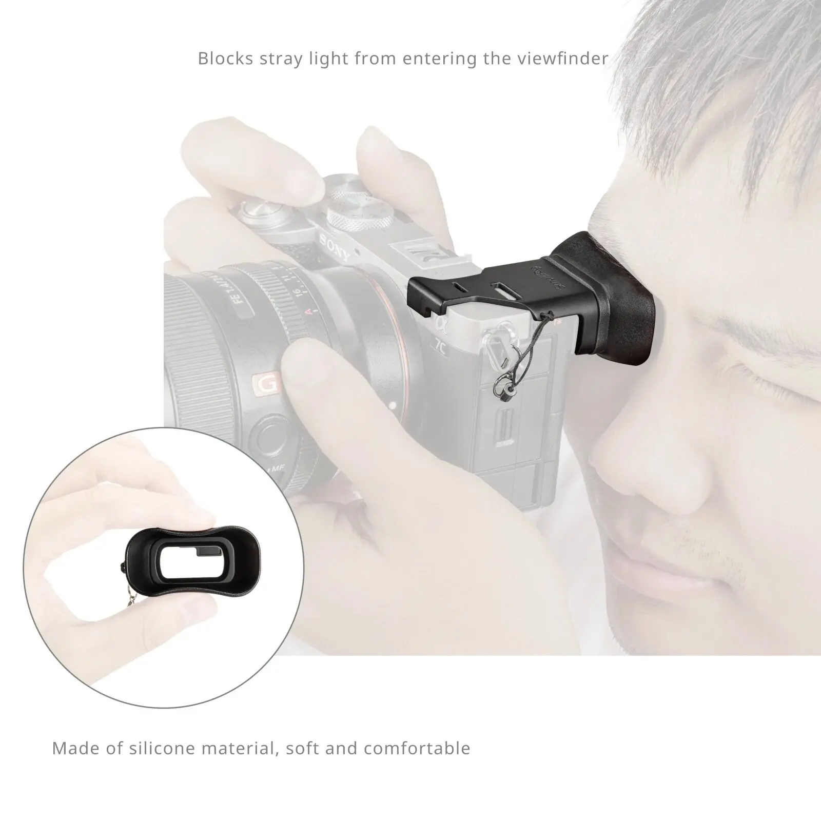 Smallrig Camera Cage Kit L-Shape Mount Viewfinder Eyecupfor Sony A7C2 A7CR Alpha