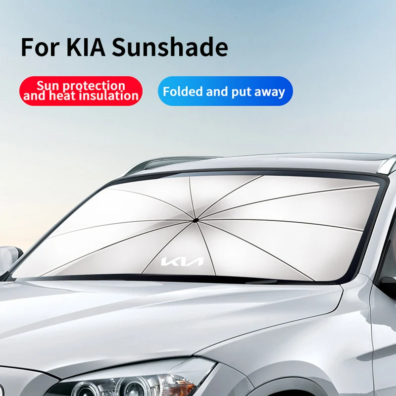 CarWindscreenSunshadeCarFrontWindowUvShieldFoldingSunshadeForKIASportageRioCeed