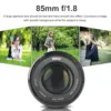 Meike 85mm F1.8 Auto Focus Full Frame Aspherical Medium Telephoto Portrait Prime Lens for Canon EOS EF Mount DSLR Cameras 2