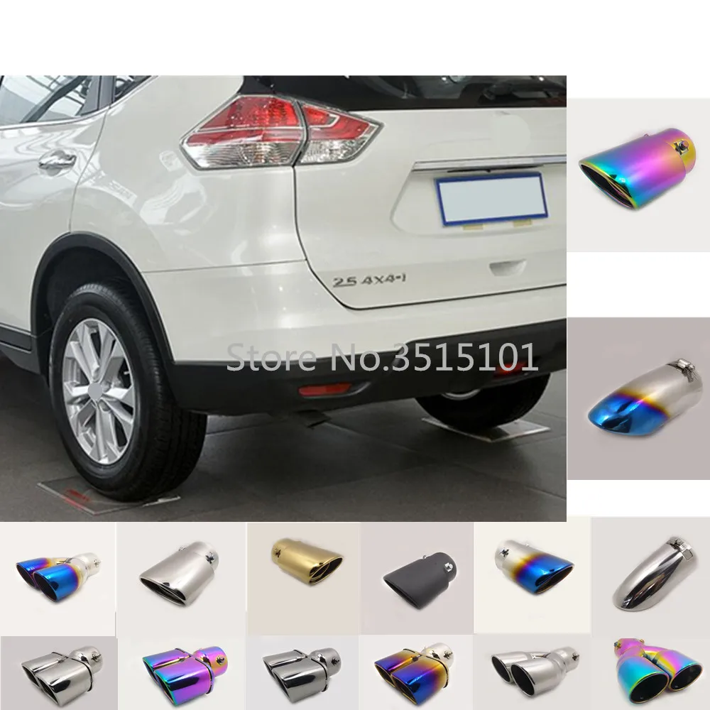 Car Rear Cover Stainless Steel Muffler Pipe Outlet Dedicate Exhaust Tip