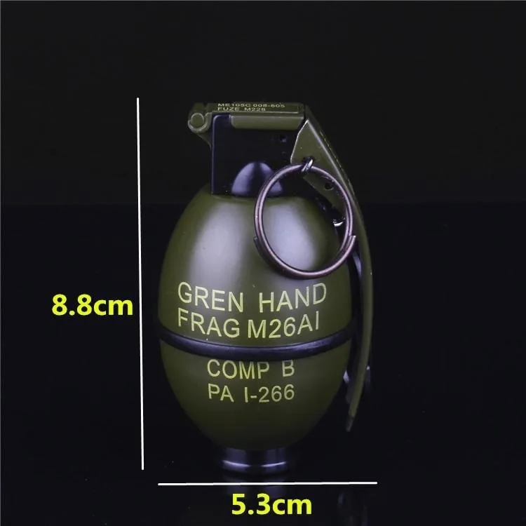 Butane Gas Lighter Cigarette Lighter Machine Paint Grenade Windproof Gas Lighter