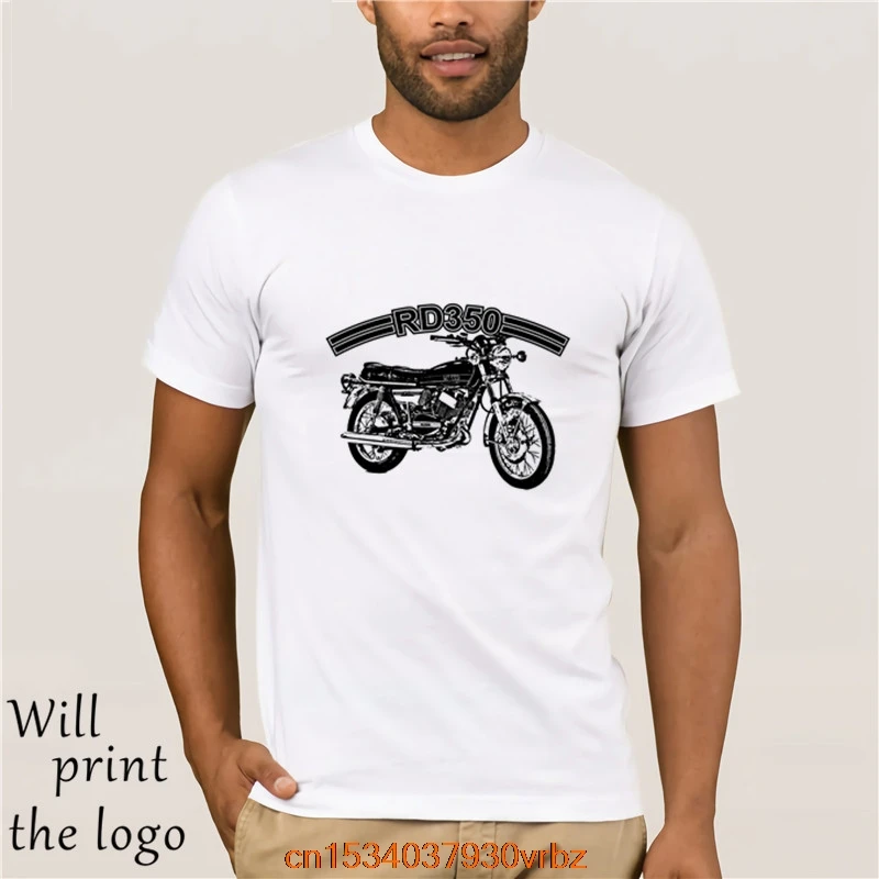 Hip Hop Novità Marchio Uomo Giappone Moto Rd 350 Old School Retro Two Stroke Cafe Racer Rd350 Rd400 Rd500 T-Shirt
