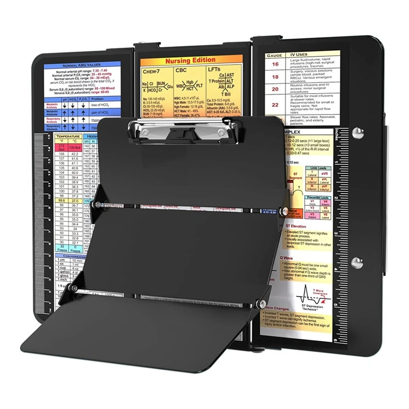

Nursing Clipboard Foldable, Nurse Clipboard With Low Profile Clip And Pen Clip Pocket Clipboard For Students