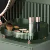 Bathroom Vanity Tray Large Capacity Perfume Organizer for Dresser Clear Desktop Storage Box for Lotion Bottle Cosmetics Skincare 3