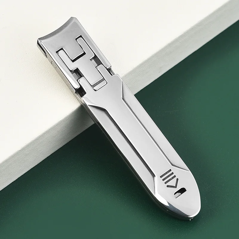 Ultra-Thin Nail Clippers Fingernail Collapsible Stainless Steel Manicure Tools Nail Scissors Cutter