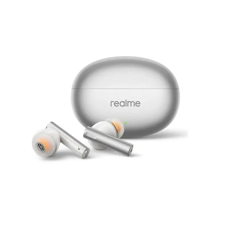 Realme 버즈 에어 6 무선 이어폰, 50dB 소음 감소, 방수 블루투스 5.3, 무선 고해상도 블루투스 헤드폰 2024, 신제품