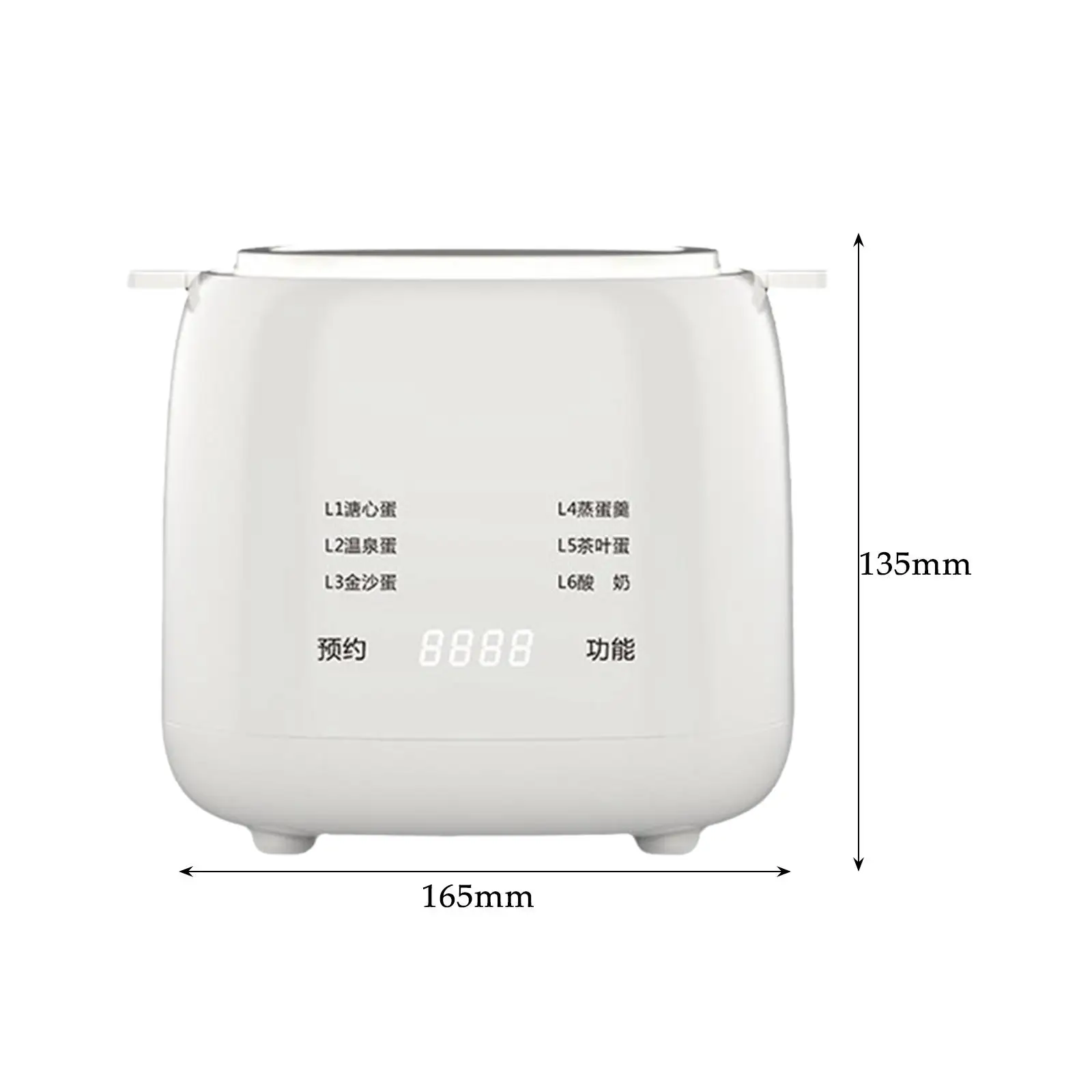 Electric Egg Cooker EU Adapter Practical for Breakfast Dormitory Steamed Egg