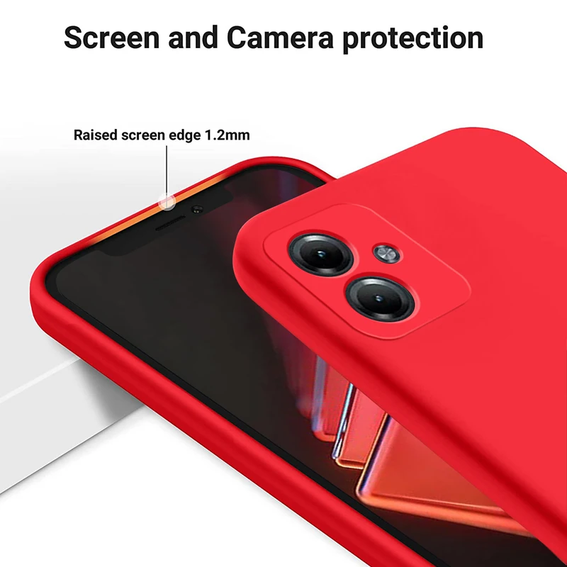 Premium Liquid Silicone Case with Flocking Interior and Strap - Soft Protective Cover