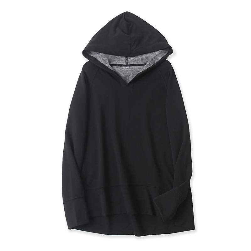 

Sports Sweater Casual Loose Pullover Long Sleeve Hooded Top 13710