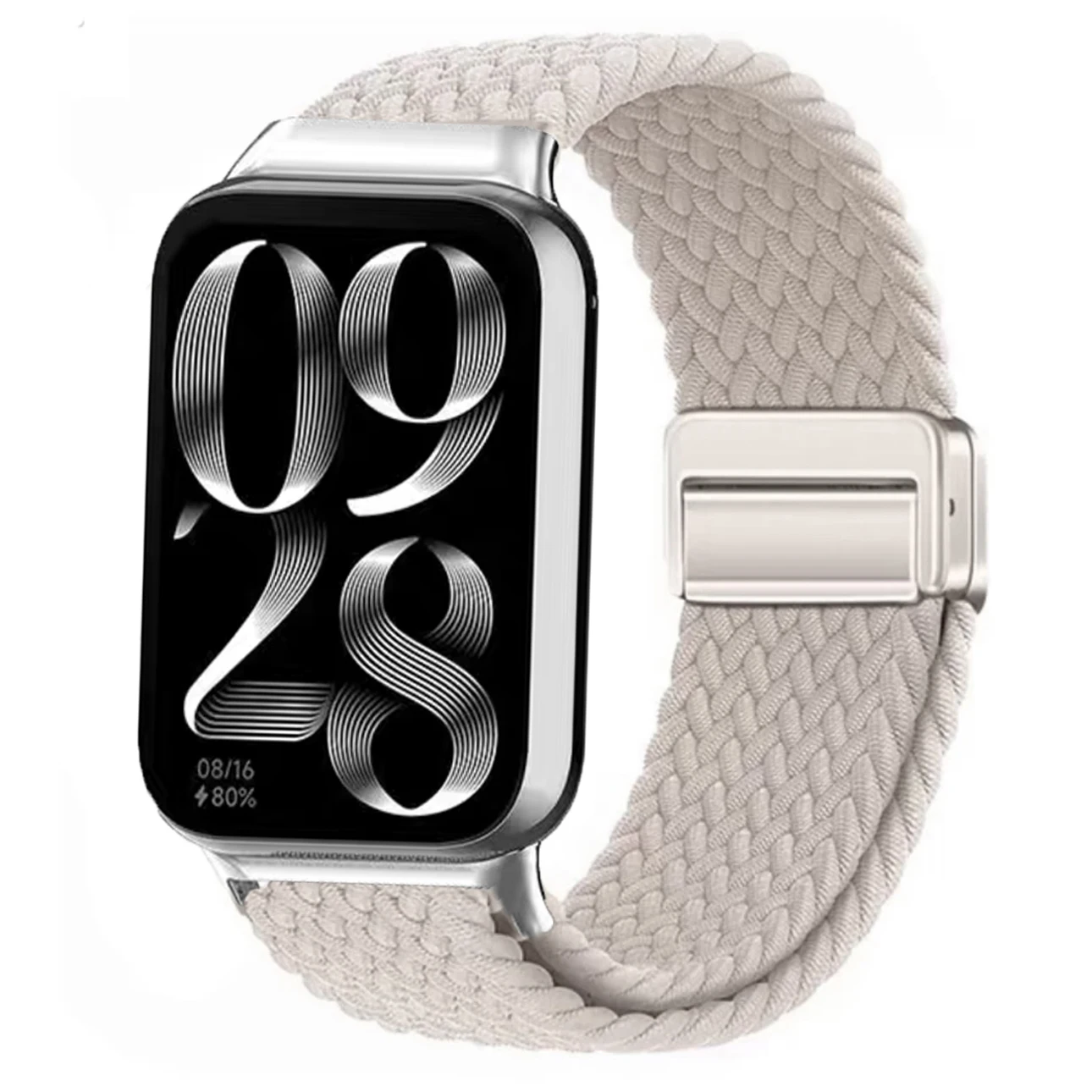 Nylon Braided Magnetic Smartwatch Strap Bracelet Accessory
