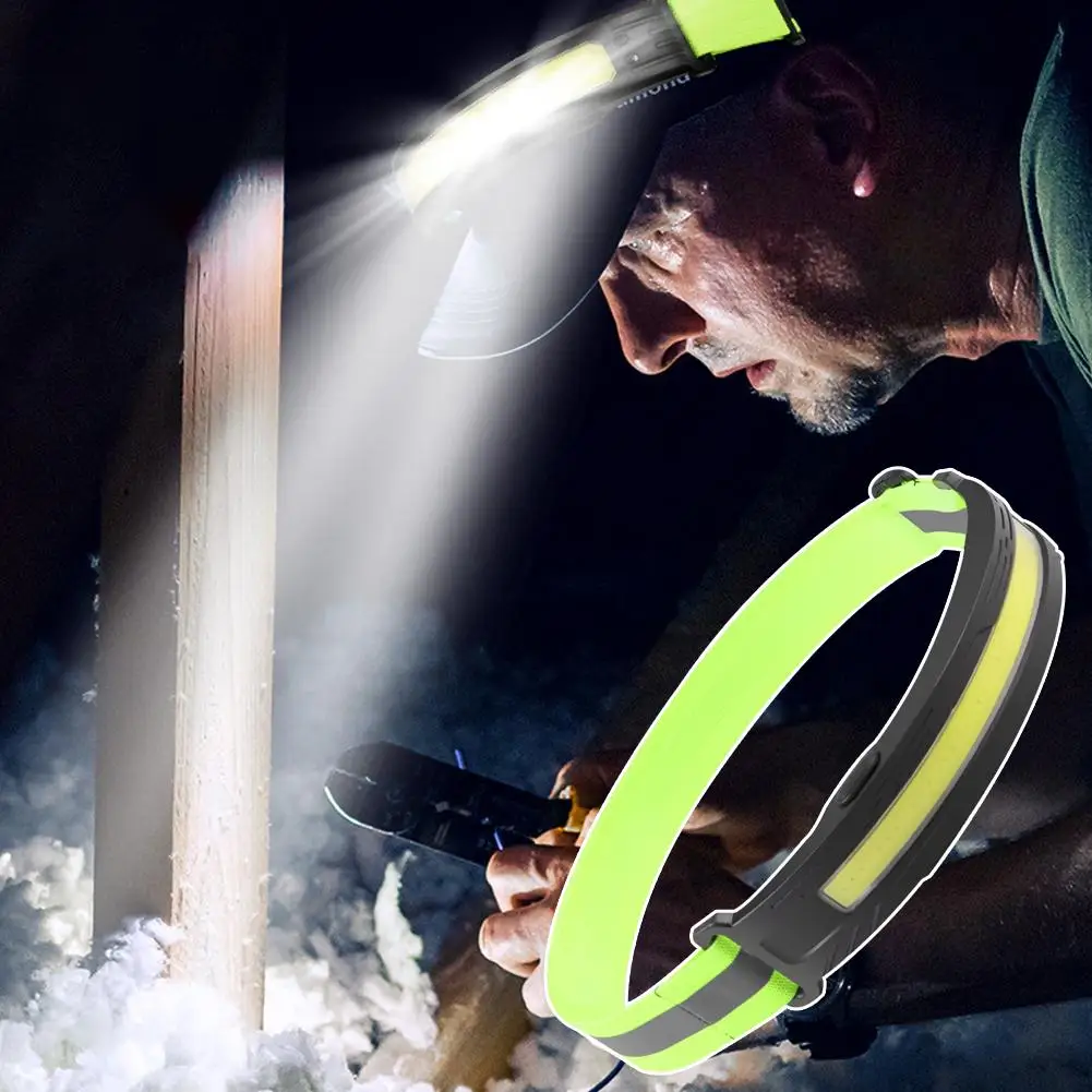 

Cob Led Lamp Usb Rechargeable Light Torch Work Bar Band New Lamp Light Fishing Outdoor Lights Camping Running O1d2