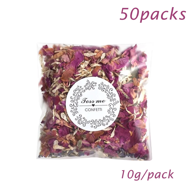 12 Confezioni Petali Di Fiori Secchi Per Matrimoni - Biodegradabili, Naturali, Per Lanci E Decorazioni - Foto 10