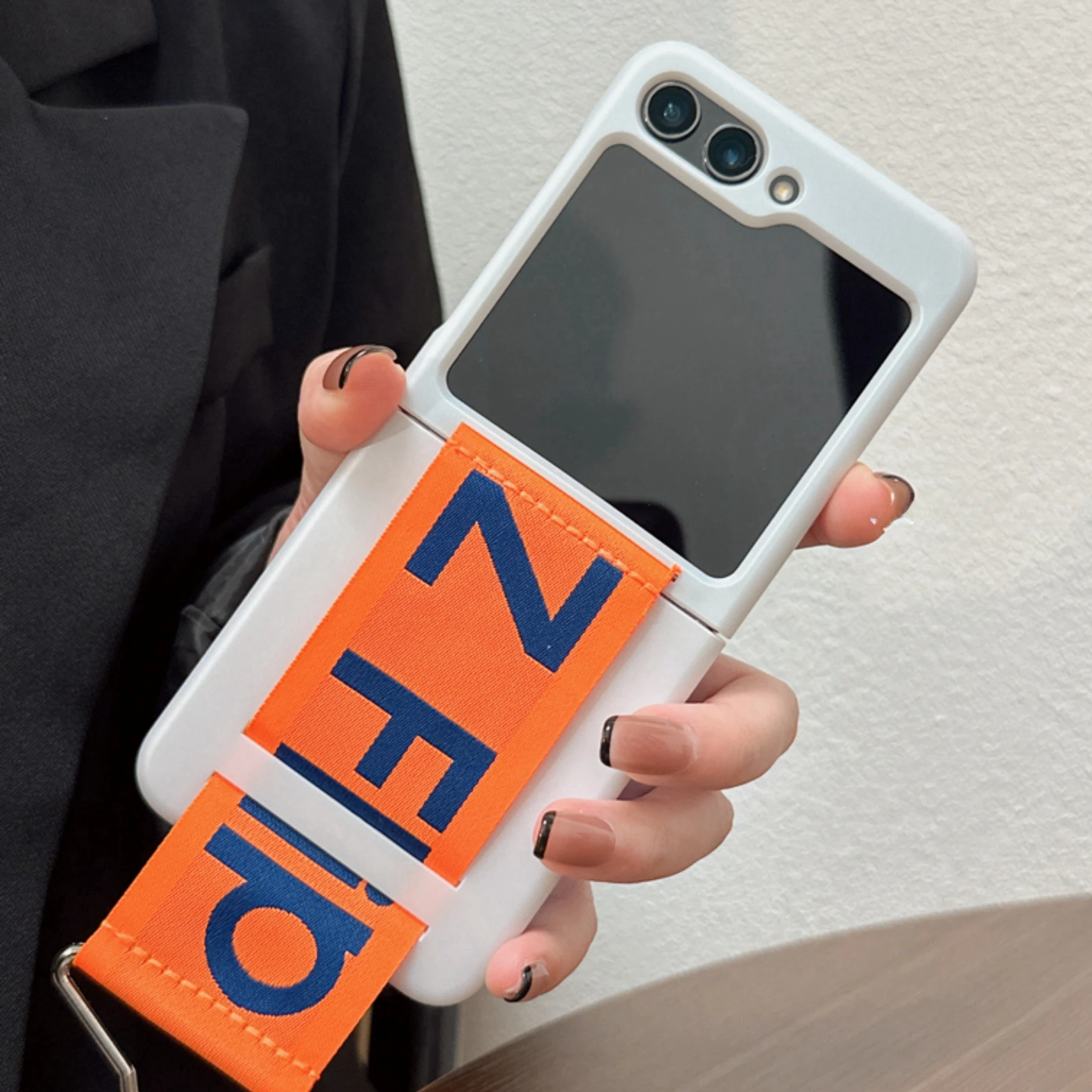 Luxury Shockproof Wristband Case with Hard Flip Cover