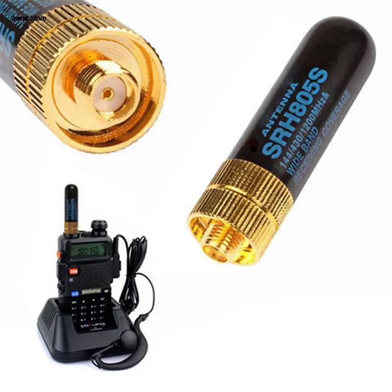 

Mini SRH-805S 5CM SMA-F Female Dual Band Antenna for BAOFENG UV-5R BF-888S Radio SRH-805S Antenna