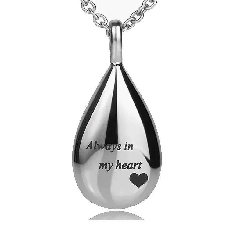 Cremation Jewelry Pet Memorial Pendant Stainless Steel