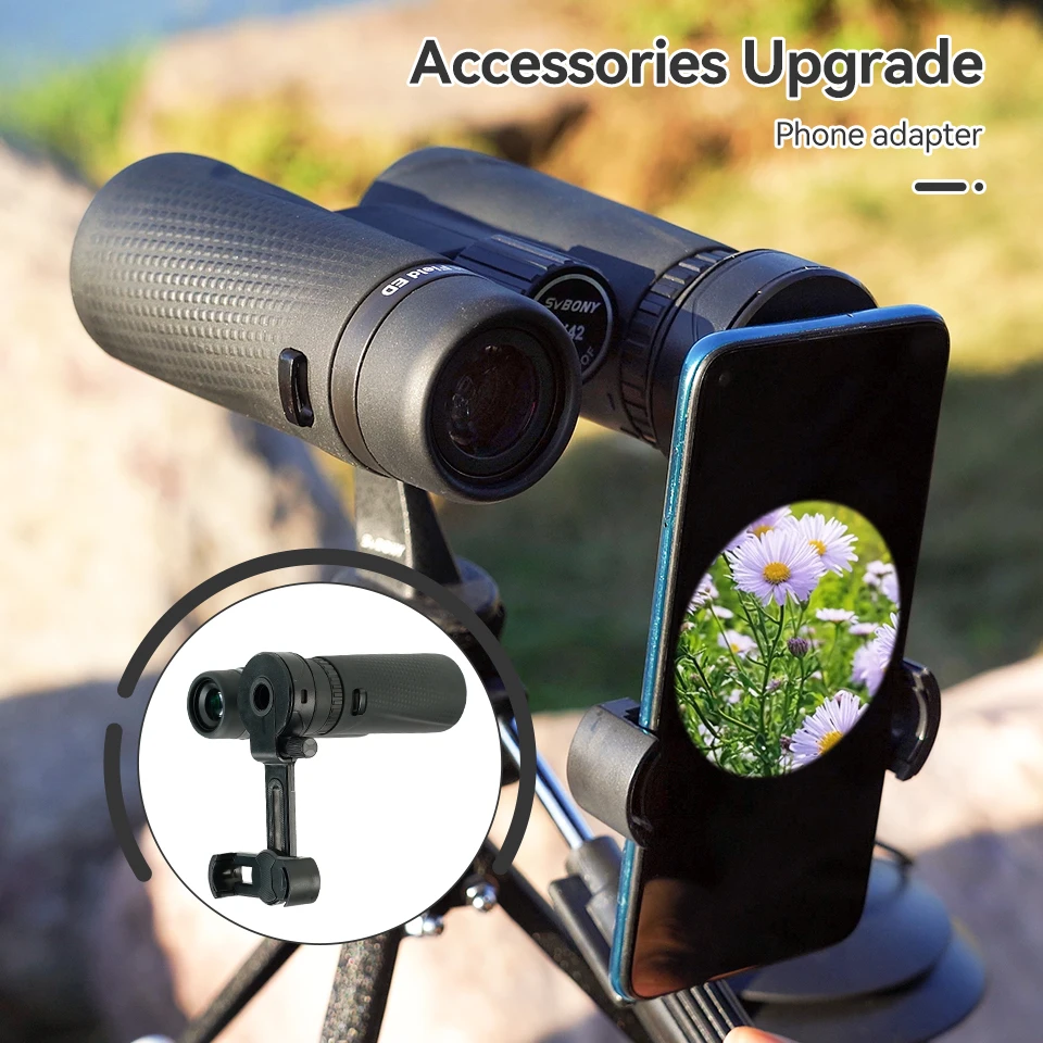 Svbony SA205 Binoculars with Tabletop Tripod 8X42/10X42 ED Flat-field IP67 Waterproof BAK4 for Bird Watching and Photography 5