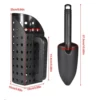 Sand Scoop and Shovel Sand Scoop and Trowel ABS Plastic Ergonomic Handle Lightweight Practical 1/2 Gallon Capacity for Garden 6