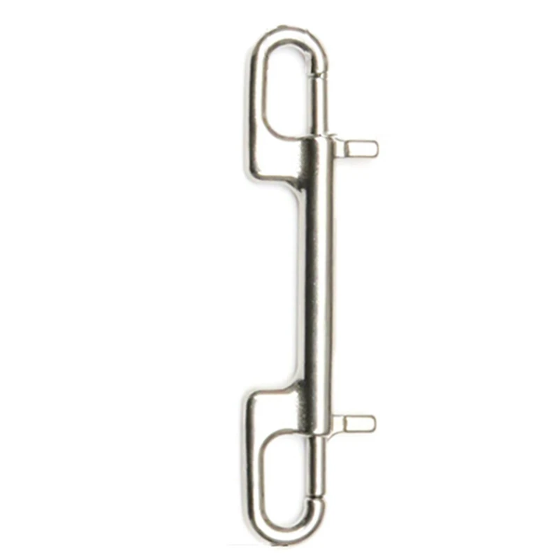 

4X Diving Hook Stainless Steel Double Ended Bolt Snap Hook For Scuba Diving Pet Leash Camera Strap Keychain Hammock