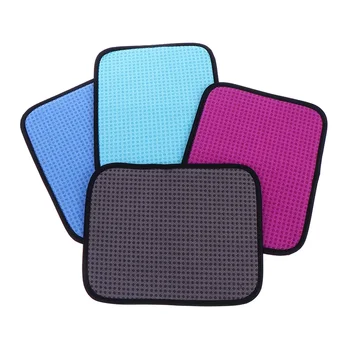 Asciugamano per palla da bowling 25x20 cm, in poliestere antiscivolo, panno per la pulizia riutilizzabile per centri di allenamento