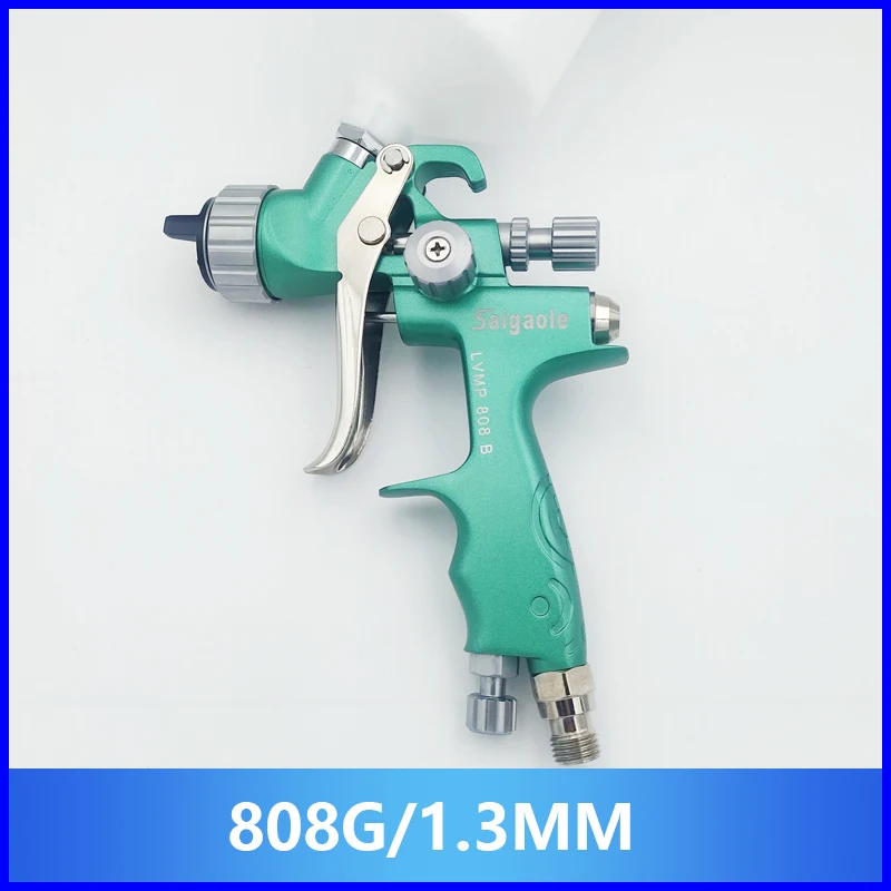 

Saigaole808G paint spray gun 1.3mm automotive sheet metal furniture spray gun pneumatic spray tool
