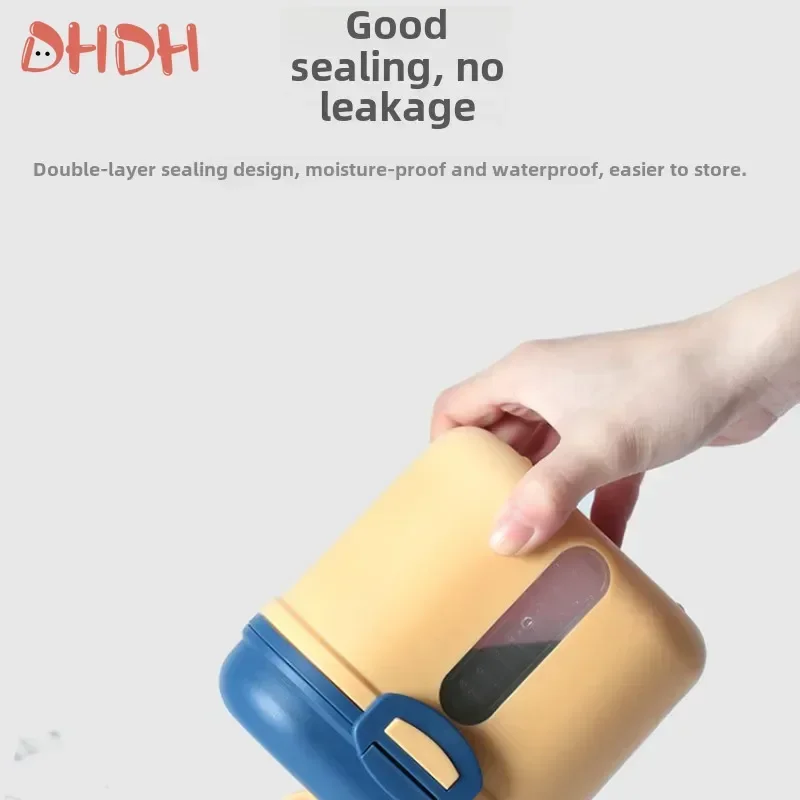 240/360ML Portable Milk Powder Box with Spoon Infant Snack Container Milk Powder Barrier Seal Baby Food Grade Storage Box