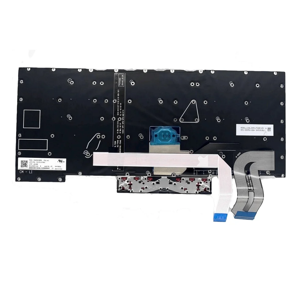 Teclado Retroiluminado para Lenovo Thinkpad T14s Gen 20t0 20t1 Nós Reino Unido Novo Luz Sn20w19595 Sn20w19559 - Imagem 4