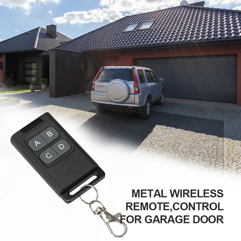 

433MHZ 4 Button Copy Remote Control Key Garage Door Smart Home Copy Remote Control Dual Channel Copy