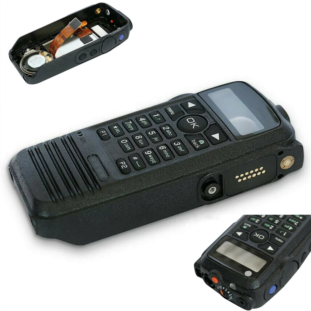 5pcs PMLN4646  Full-Keyboard Front Housing Case Repair Cover With Speker For XPR6550 XPR6580 DP3600 DP3601 Radio
