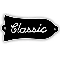 2PCS Bell - Shape Custom Truss Rod Cover Plate with 2 Holes (Classic)