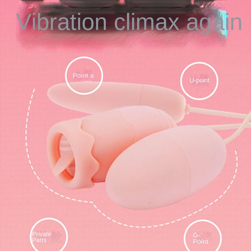 

Jumping Egg Female Vibration Female Masturbation Products Adult Massager Fun Tongue Licking Device