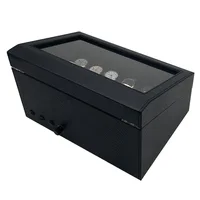 Remontoir de montre pour boîte de montres automatique avec moteur silencieux Usb Led boîte de montre mécanique en cuir PU vitesse Variable 2