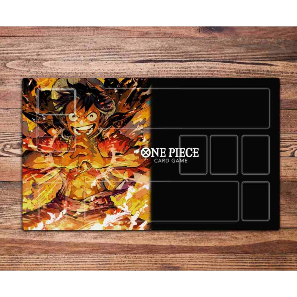 60*35Cm Diy OPCG One Piece Luffy Nami Hancock Dedicated Game Card Mat OPCG Zoro Shanks Battle Game Anime Table Mat Gift Toys