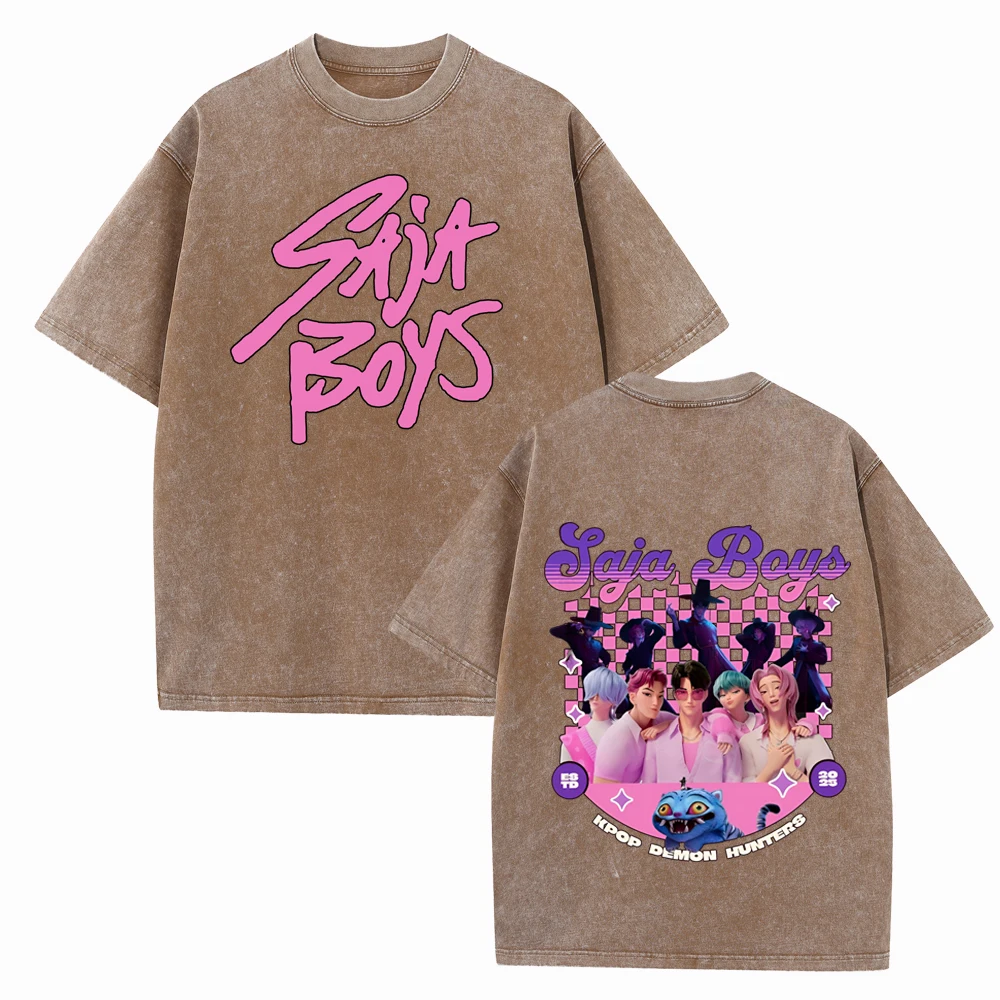 K-Pop Demon Hunters Unisex Adult Saja Boys Photo Frame Long-Sleeved T-Shirt Acheter à Prix Bas - Livraison Gratuite, Avis Réels Avec Des Photos