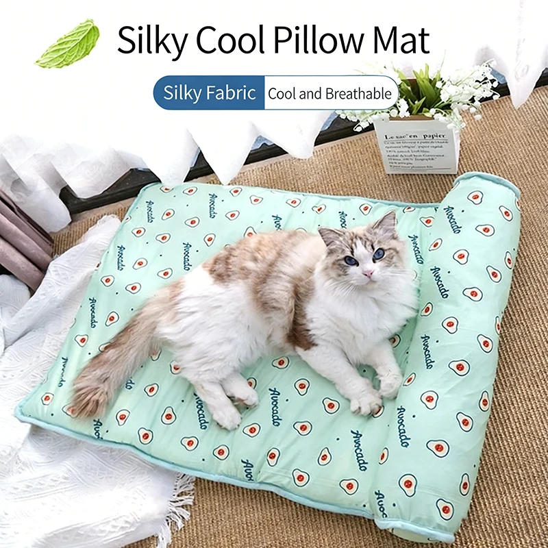 Koelmat voor honden en katten antislip zomer slaapmat voor huisdieren_voghion.com