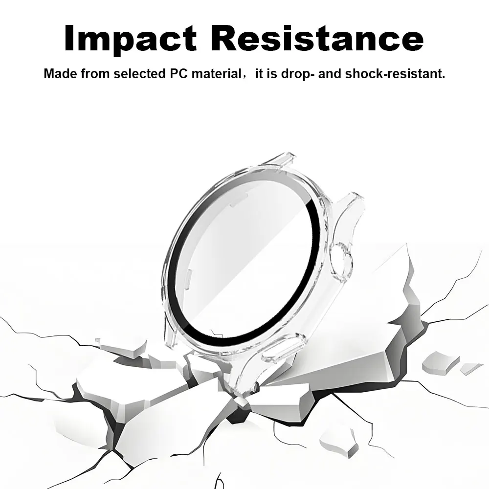 Premium Tempered Glass Case with Full Cover Protection