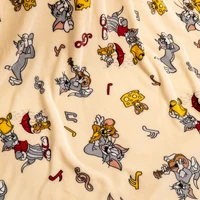 Comfortable Blanket Tom and Jerry Lovely Warm Flannel Blanket Pillowcase Cartoon Cat Mouse Bedspread Sofa Bed Gifts Girl 4