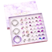 

Boxed Charm Bracelet Making Kit Jewelry Beads Snake Chain DIY Arts and Craft for Girls Jewelry Festival Gift Set for Ages 8-12