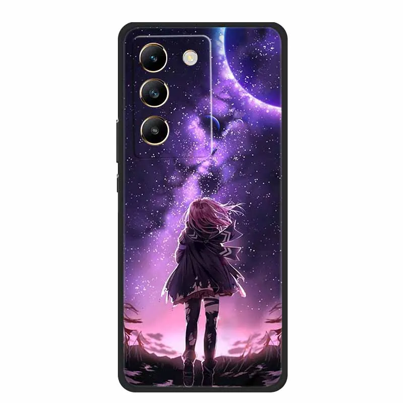 Black Silicone Soft Phone Case - Durable and Stylish Back Cover  Bag